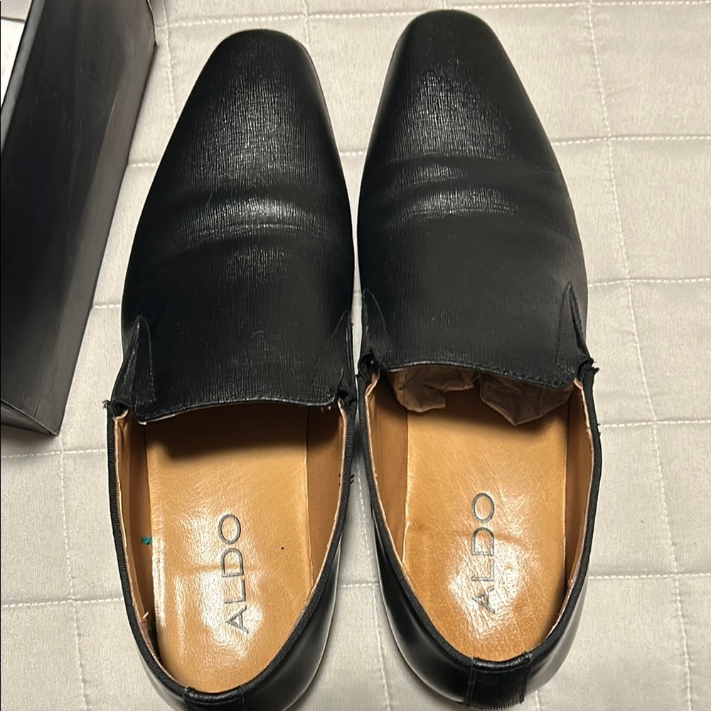 ALDO Men's Black Leather Shoes